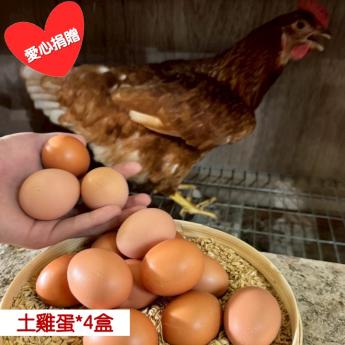 【捐贈含運組❷】<br>明川葉黃素紅仁土雞蛋*4盒